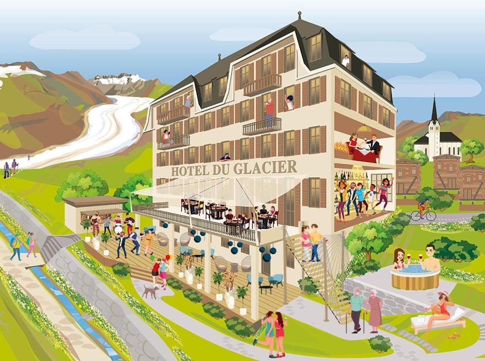 Du Glacier Boutique & Traditions Hotel Fiesch Zewnętrze zdjęcie