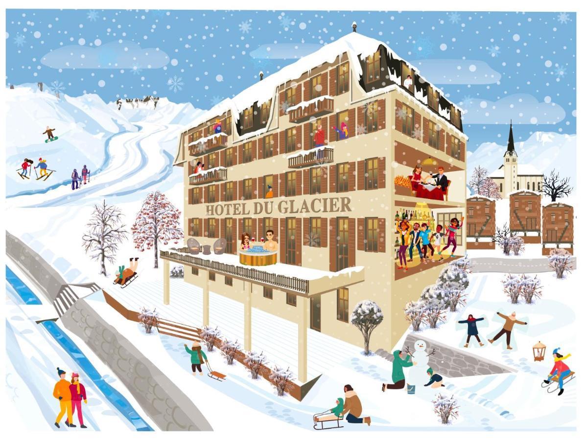 Du Glacier Boutique & Traditions Hotel Fiesch Zewnętrze zdjęcie